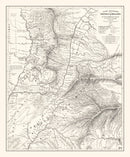 Vintage Map of Paraguay 1873