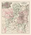 Vintage Adirondacks Map 1894