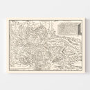 Vintage Map of Switzerland 1581