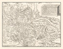 Vintage Map of Switzerland 1581