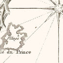 Vintage Gulf of Guinea Map 1754