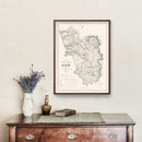 Vintage Goa, India Map 1878