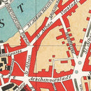 Vintage Map of Basel, Switzerland 1895