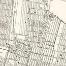 Vintage Map of Montreal, Canada 1920