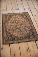 2x2.5 Vintage Fine Sarouk Square Rug Mat
