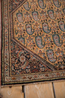 2x2.5 Vintage Fine Sarouk Square Rug Mat