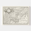 Vintage Map of Verona, Italy 1579