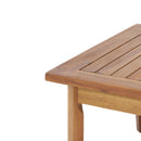 Bianca - Outdoor 3 Seater Sofa Chat Set With Ottoman - Teak by HouseOfZazla