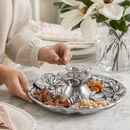 Magnolia Tidbit Tray by Arthur Court Designs