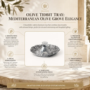 Olive Tidbit tray by Arthur Court Designs