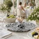Rabbit Garden Tidbit Tray by Arthur Court Designs