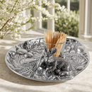 Rabbit Garden Tidbit Tray by Arthur Court Designs