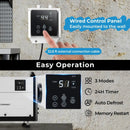 124 Pint Crawl Space Dehumidifier with 3 Modes and 24H Timer by LJGDeals