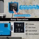 124 Pint Crawl Space Dehumidifier with 3 Modes and 24H Timer by LJGDeals