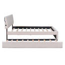 Upholstered Platform Bed With Trundle
