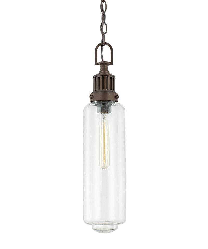 4.5"W 1-Light Pendant Burnished Bronze