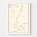 Vintage Kuril Islands Map 1788