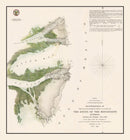 Vintage Mississippi River Delta Map 1851