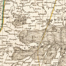 Vintage Map of Poland 1814