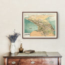 Vintage Caucasus Map 1930