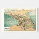Vintage Caucasus Map 1930