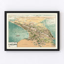 Vintage Caucasus Map 1930