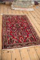 2.5x4.5 Vintage American Sarouk Rug