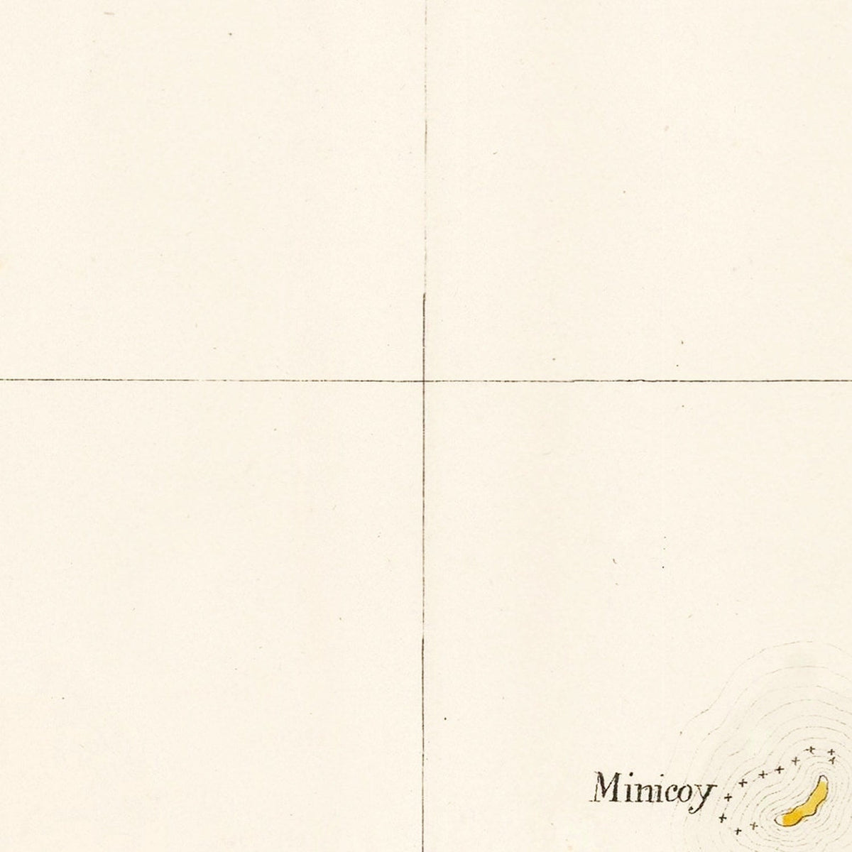 Vintage Maldive Archipelago Map 1827, photo 2 of 5