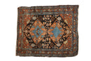 3.5x4.5 Vintage Fine Heriz Square Rug