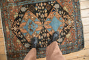 3.5x4.5 Vintage Fine Heriz Square Rug