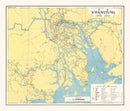 Vintage Guangdong Map 1933