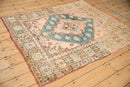 4.5x5 Vintage Anatolian Square Rug