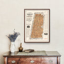 Vintage Map of the Berkshires 1896