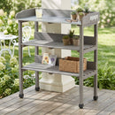 Outdoor Potting Table, 3 Tier Workbench by HouseOfZazla