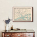 Vintage Guangdong & Central Yangtze Map 1938
