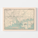 Vintage Guangdong & Central Yangtze Map 1938