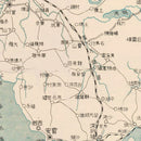 Vintage Guangdong & Central Yangtze Map 1938