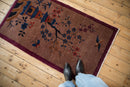 2.5x4.5 Vintage Art Deco Rug