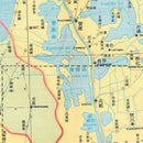 Vintage Jiangsu Province Map 1933