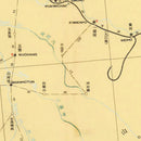 Vintage Central Manchuria Map 1933