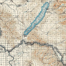 Vintage Glacier National Park Map 1935