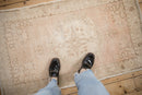 3x5 Vintage Distressed Oushak Rug