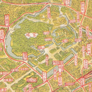Vintage Map of Tokyo, Japan 1926