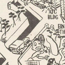 Vintage Map of Tokyo, Japan 1952