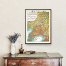 Vintage Liaodong Peninsula Map 1904