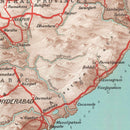 Vintage India Tourist Map 1930