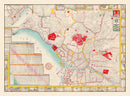 Vintage Map of Tokyo, Japan 1895