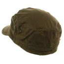 Washed Cotton Fitted Army Cap