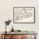 Vintage Cape Ann Map 1889