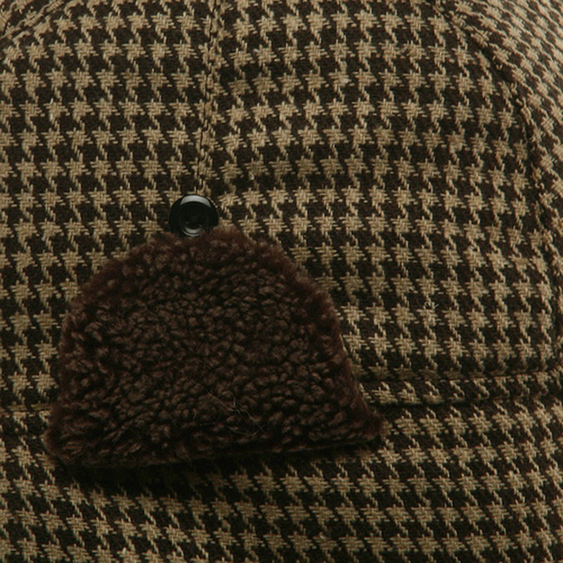 Big Size Tweed Sherpa Lining Trooper Hat